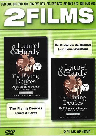 DVD – laurel en hardy – the flying deuces deel 1 en 2