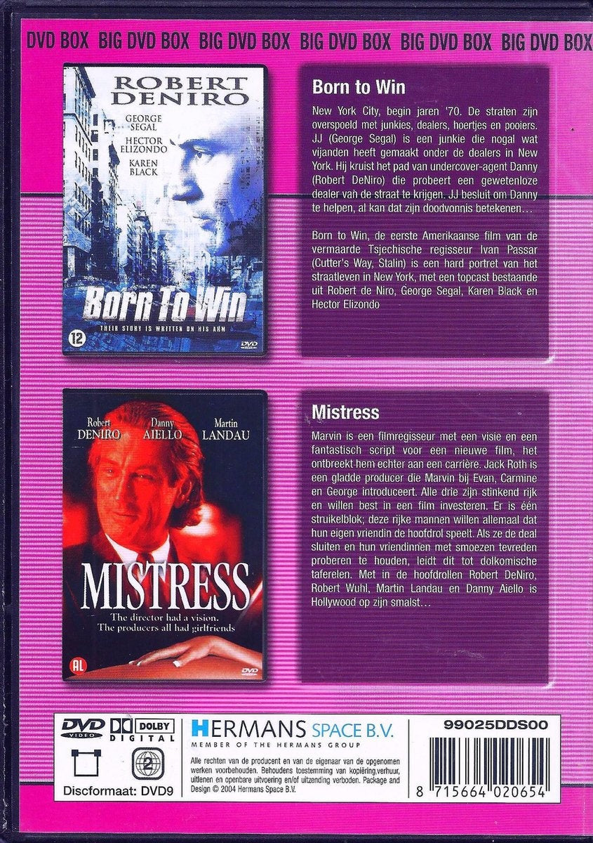 Born to win + mistress (2 films op 1 DVD)