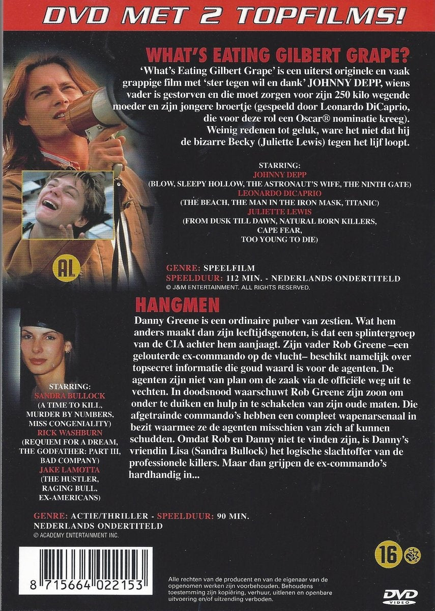 What's eating gilber grape ? + hangmen – DVD