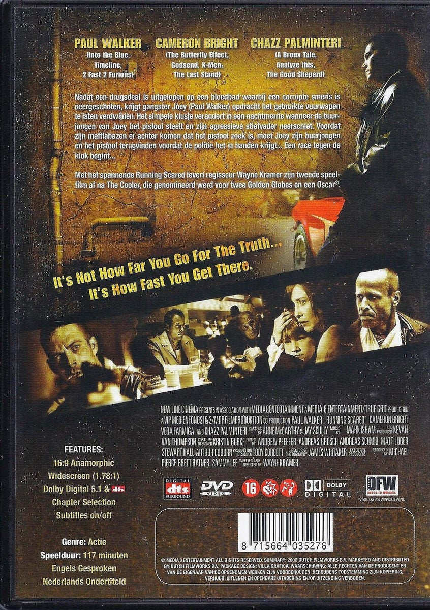 Speelfilm – running scared – DVD