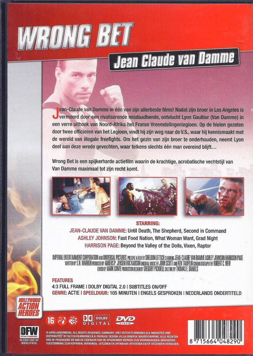 Wrong bet (lionheart) – DVD