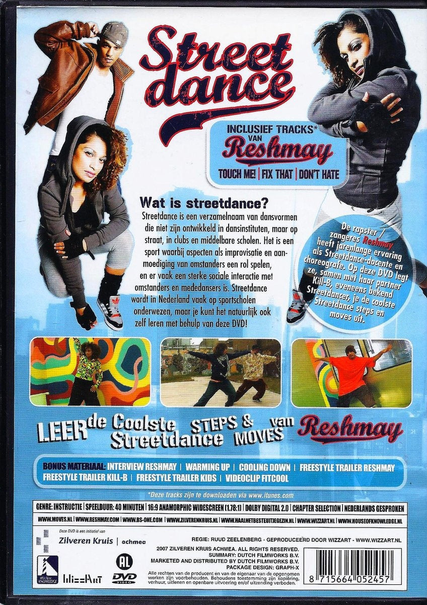 Streetdance – leer de coolste steps & moves – DVD