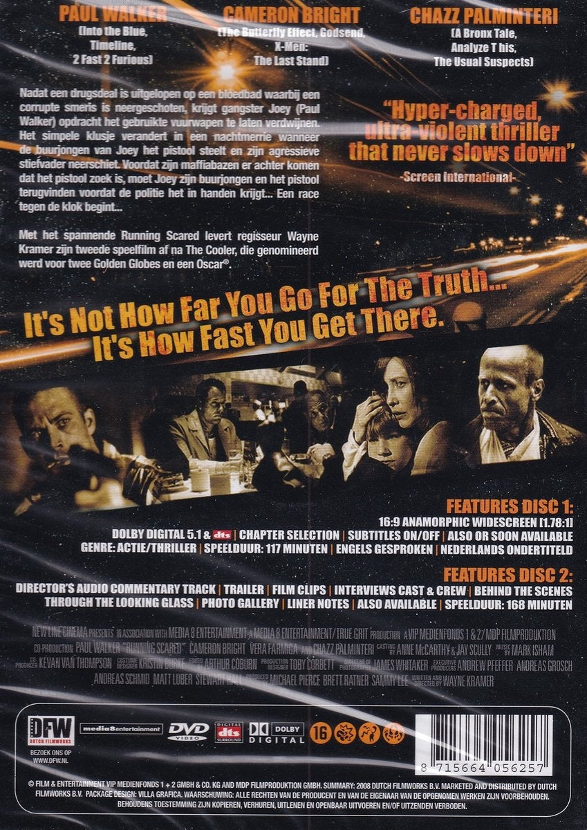 Running scared (special 2-disc edition) – DVD