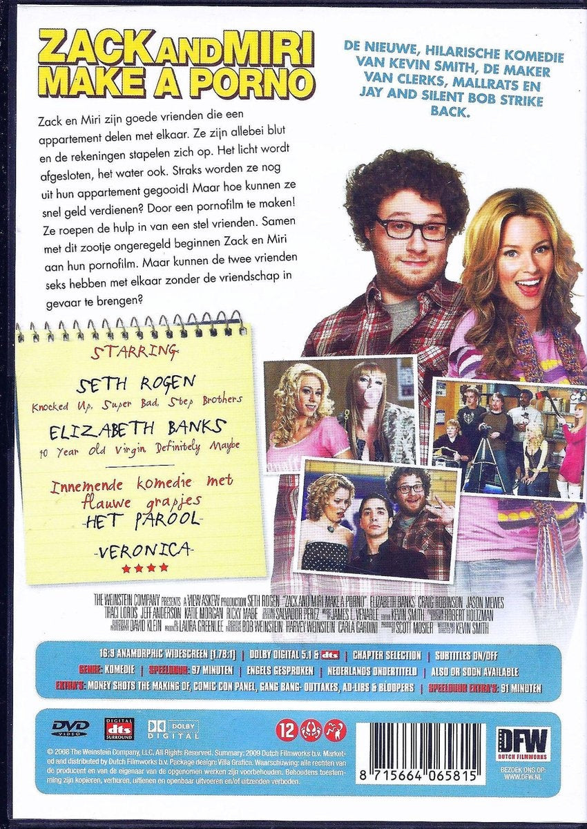 Zack & miri make a porno – DVD