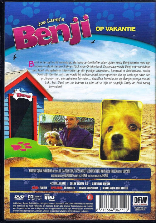 Benji op vakantie – DVD