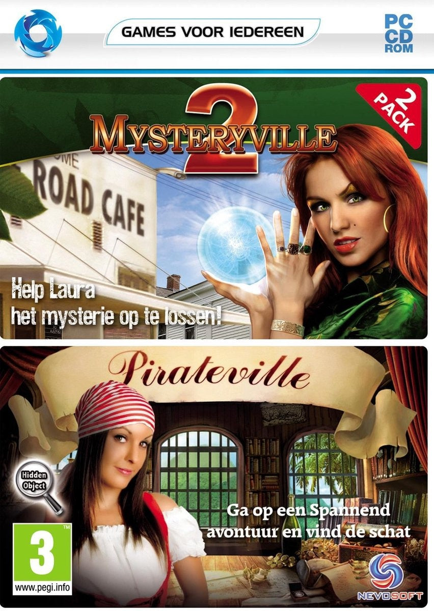 Mysteryville 2 & pirateville (pack) – windows – PC