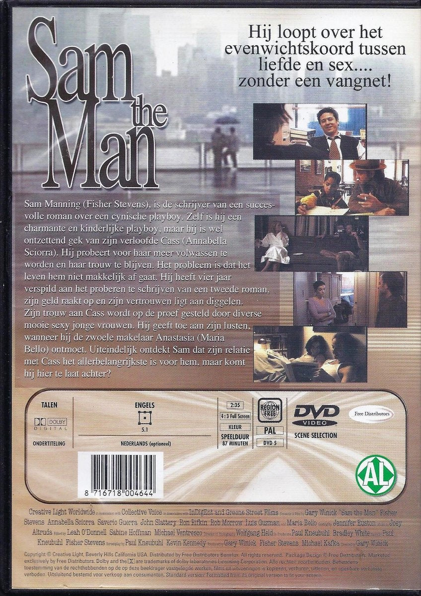 Speelfilm – sam the man – DVD