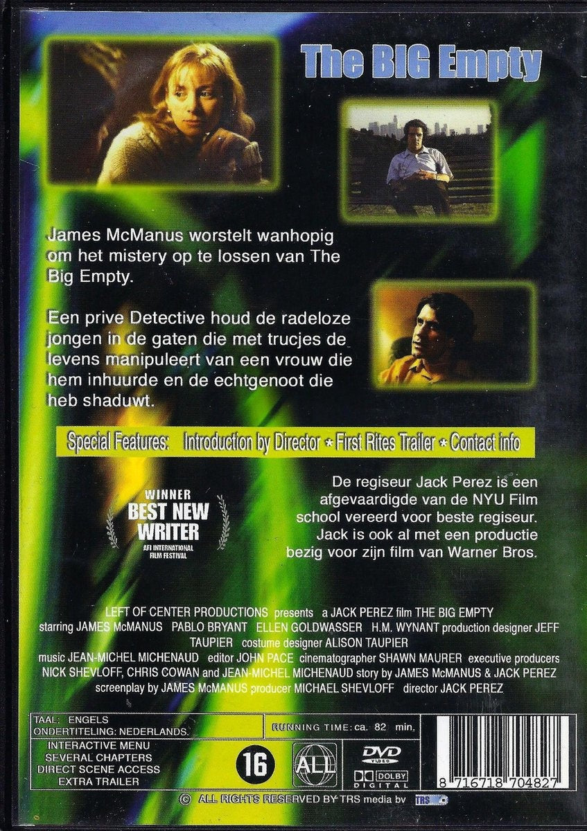 Big empty (1997) – DVD