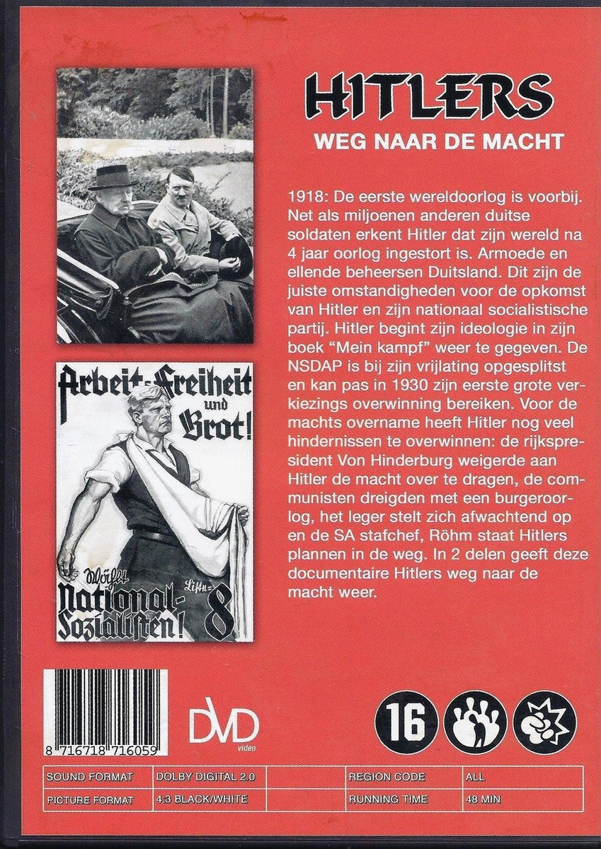 Hitlers weg naar macht – deel 2 – DVD