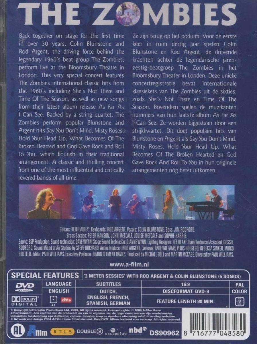 Zombies – live at the bloomsbury – DVD