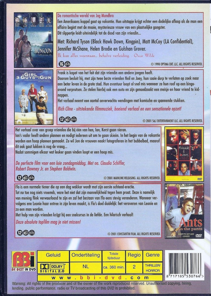 Speelfilm – thriller-comedy box – DVD