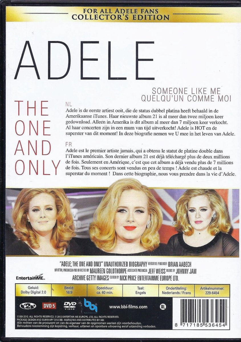 Adele – the one and only (DVD)