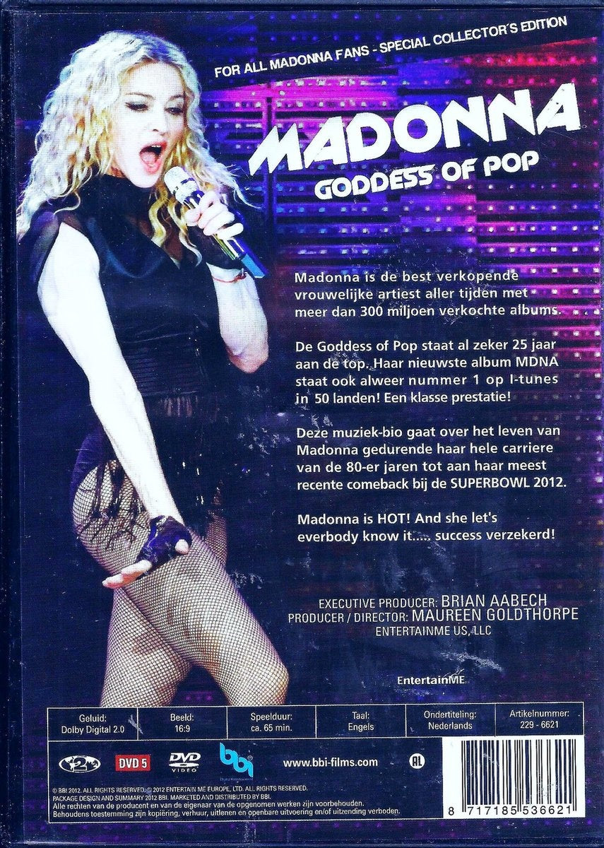 Madonna – goddess of pop (DVD)