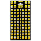 Stickers crazy yellow faces