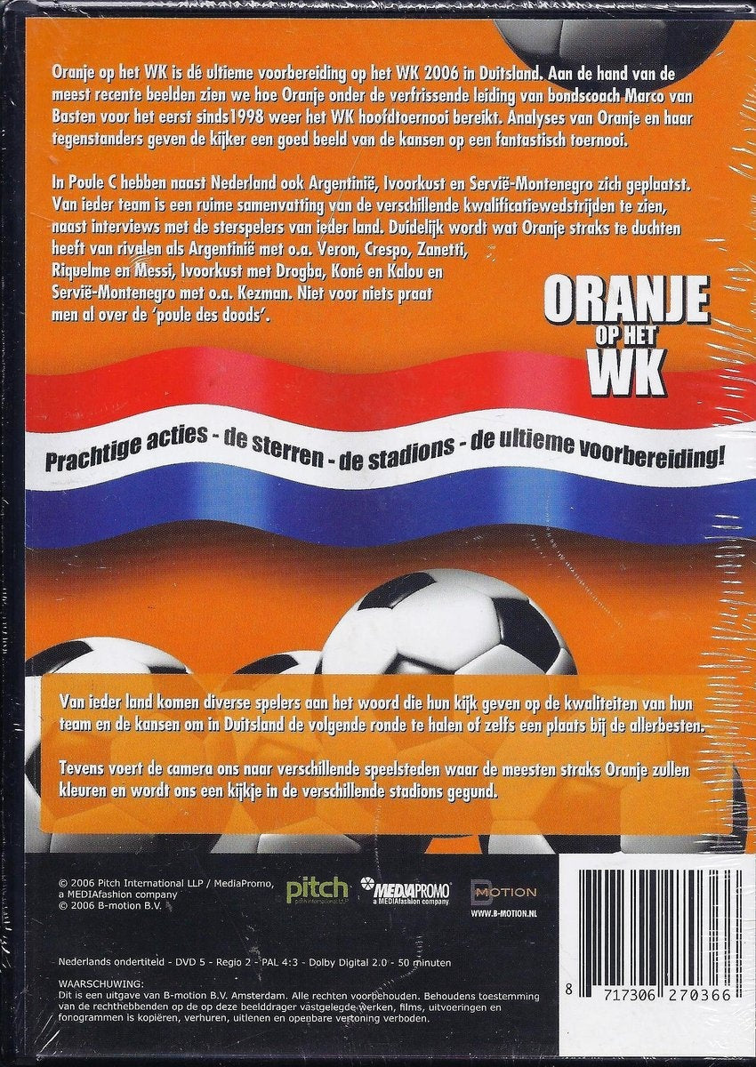 Oranje op het wk – DVD