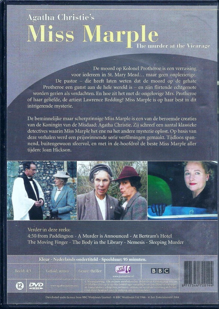 Miss marple – murder at the vicara – DVD