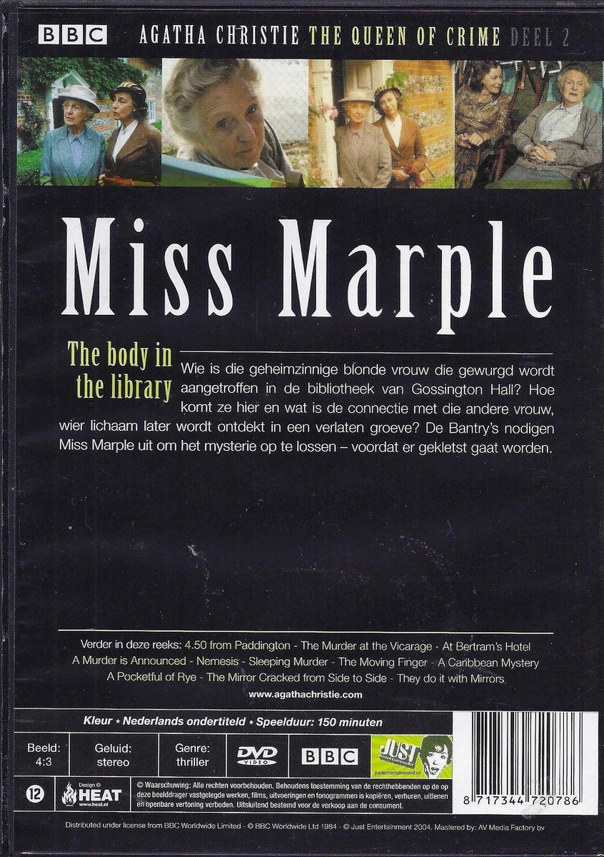 Miss marple – body in the library – DVD