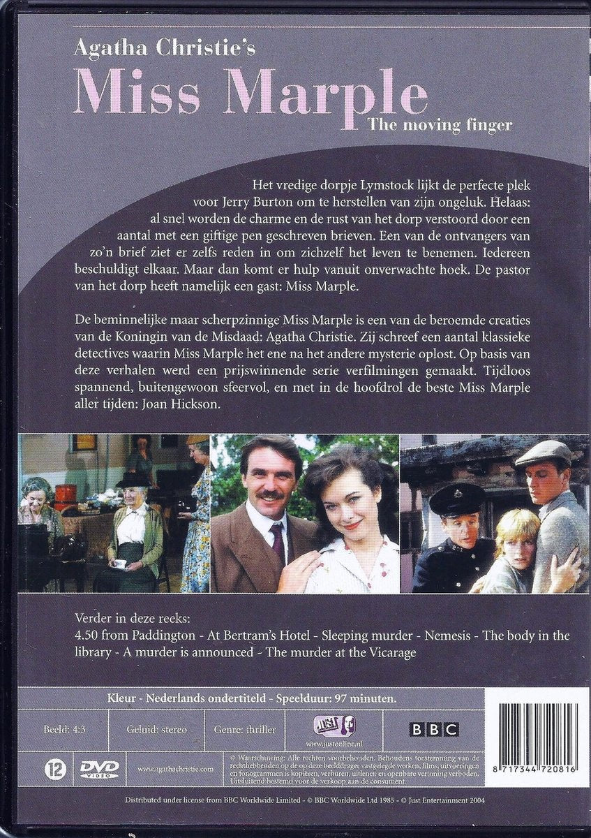 Miss marple – moving finger – DVD