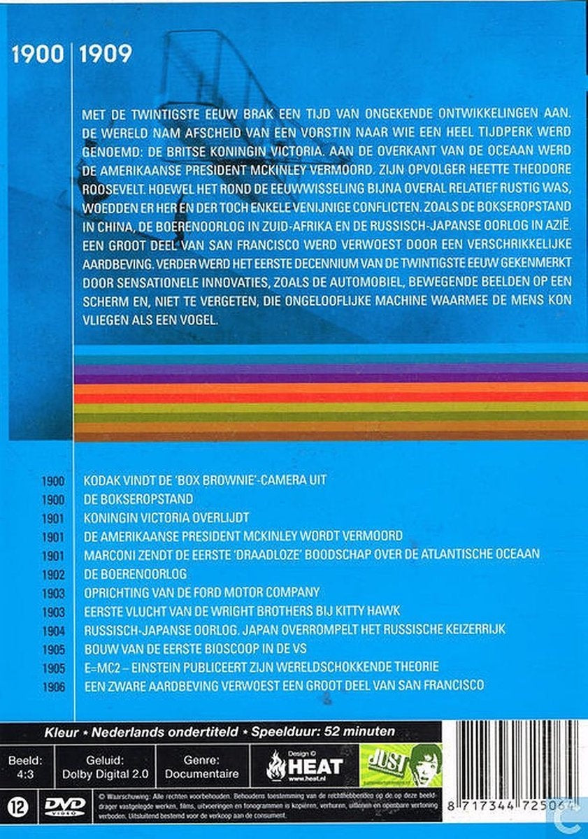 Milestones of the 20th century -- 1900-1909 – DVD