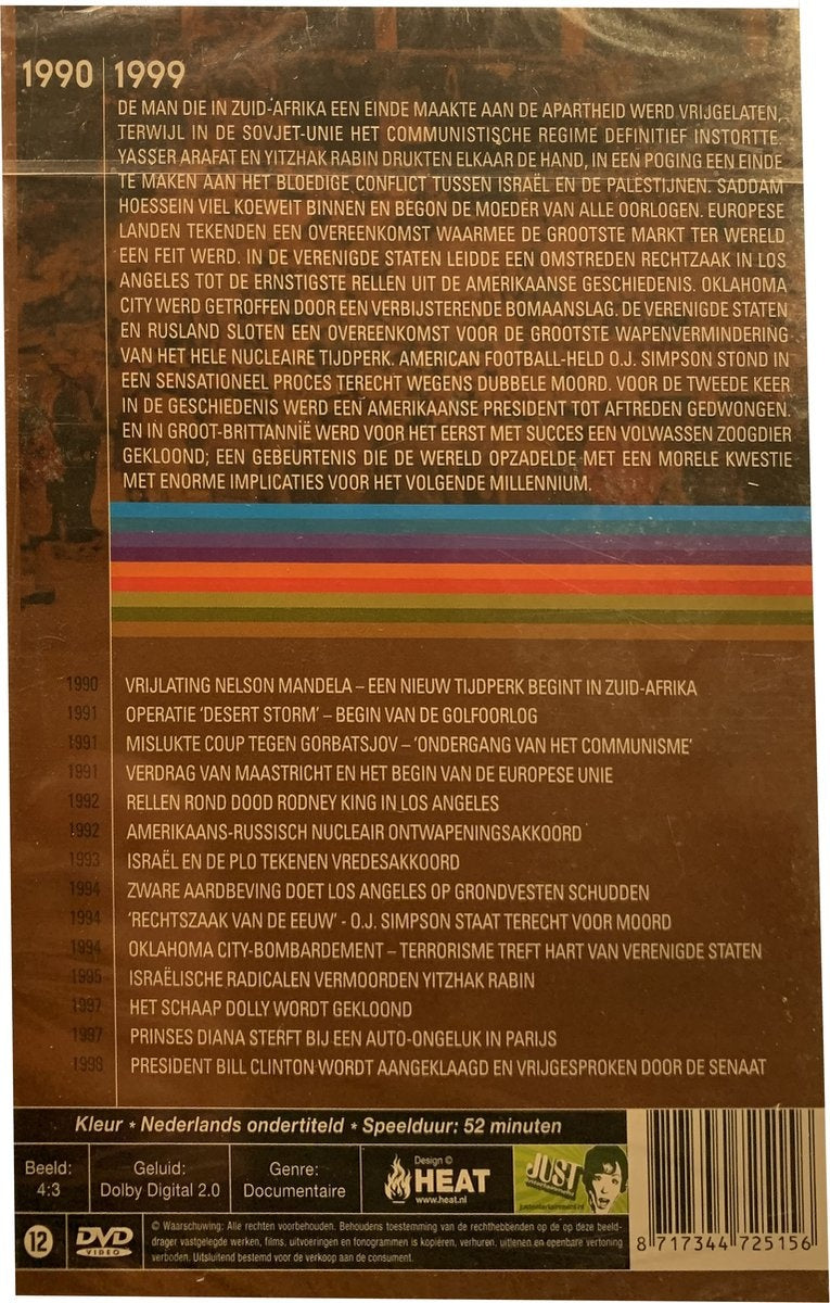 Milestones of the 20th century 1990-1999 (DVD tweedehands film)