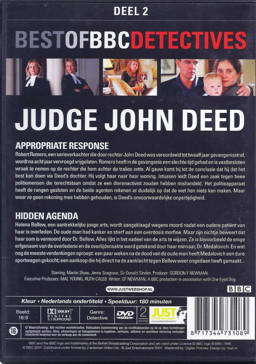 Judge john deed deel 2 – DVD
