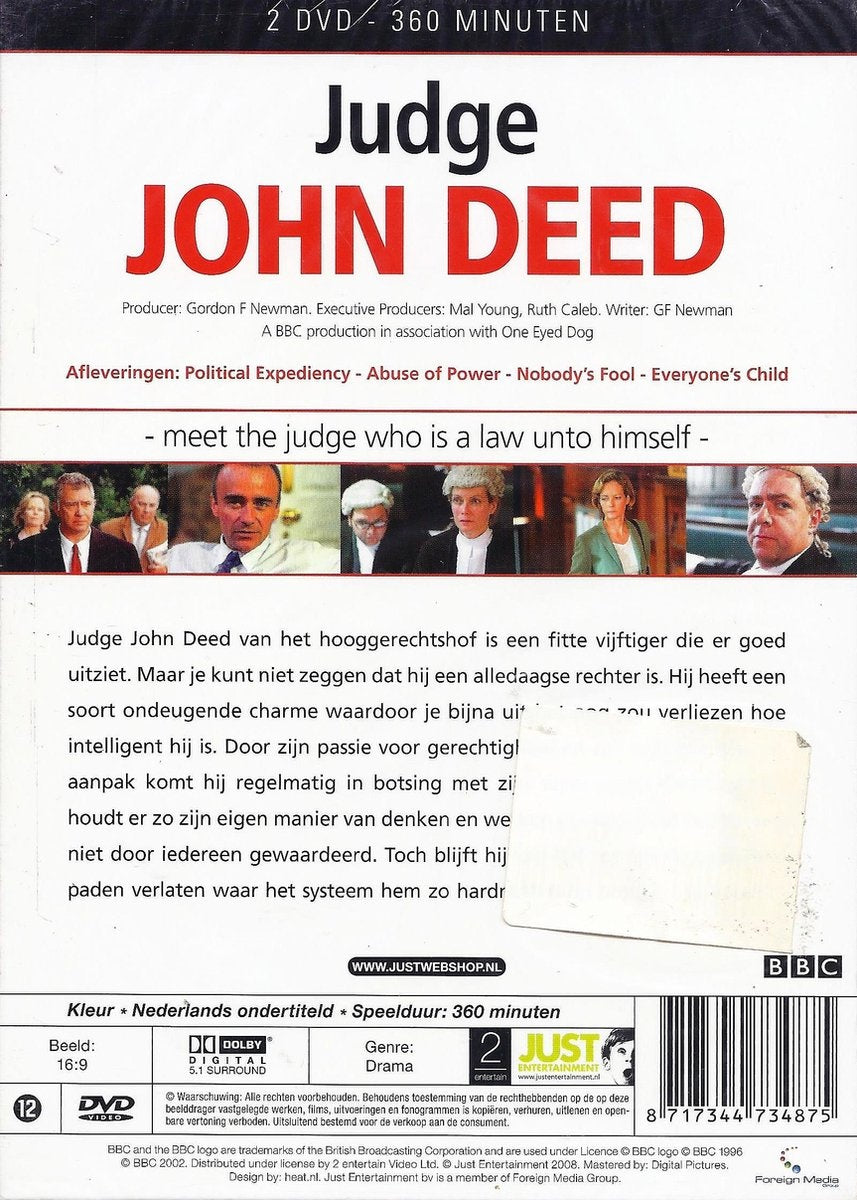 Judge john deed – seizoen 2 – DVD
