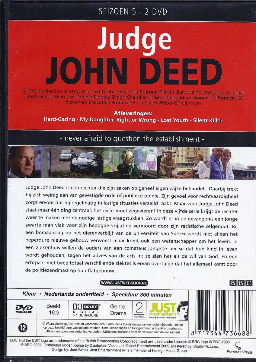 Judge john deed – seizoen 5 – DVD