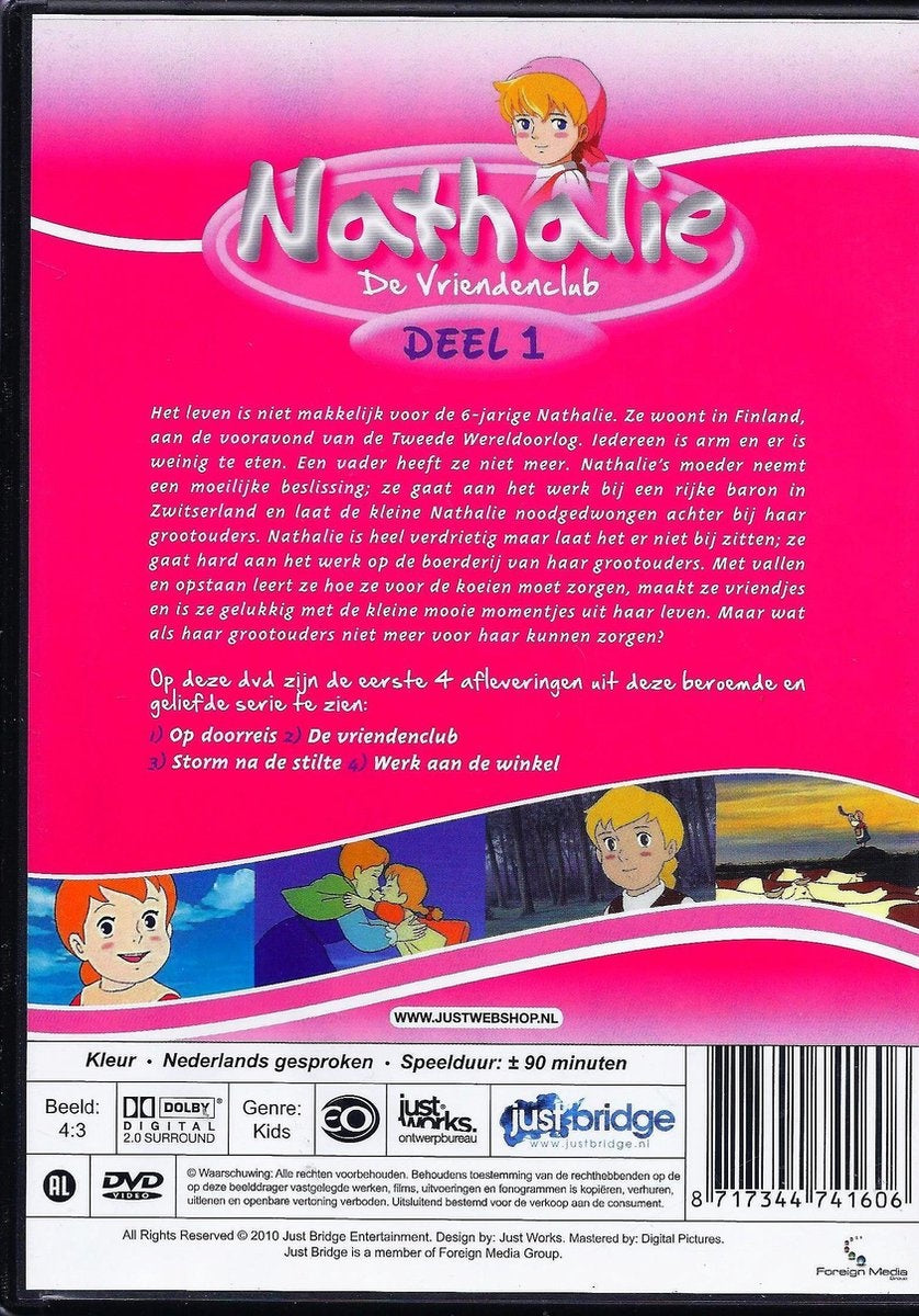 Nathalie – deel 1: de vriendenclub – DVD