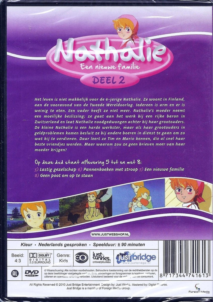 Nathalie – deel 2: een nieuwe familie – DVD