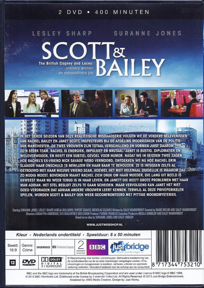 Scott & bailey – seizoen 3 – DVD