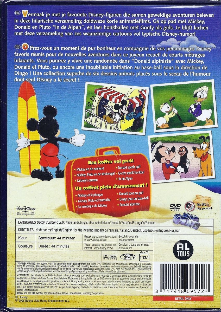 Mickey's zomerzotheid – DVD