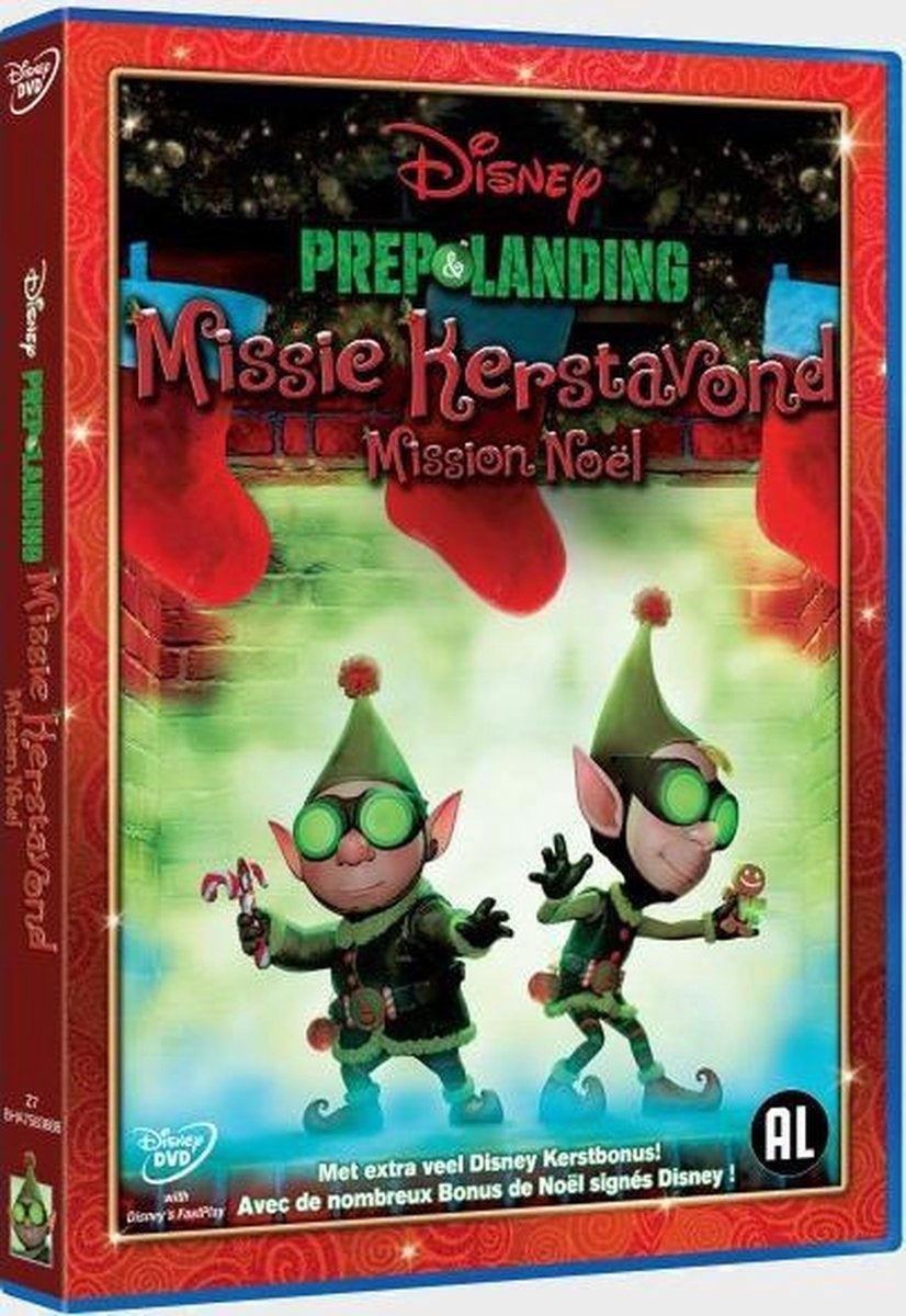 Prep & landing – missie kerstavond -disney – DVD