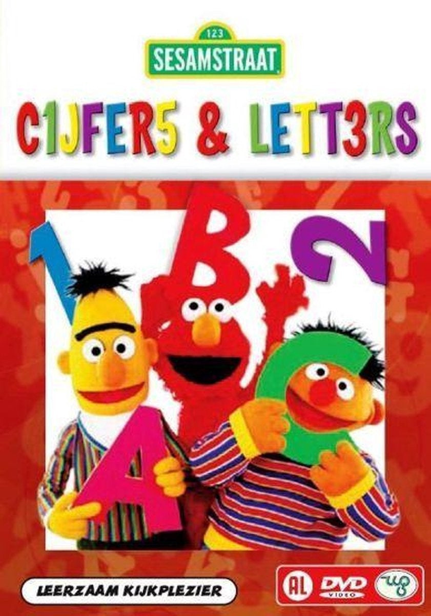 Sesamstraat – cijfers & letters – DVD