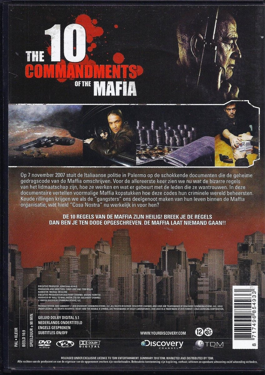 The 10 commandments of the mafia – DVD