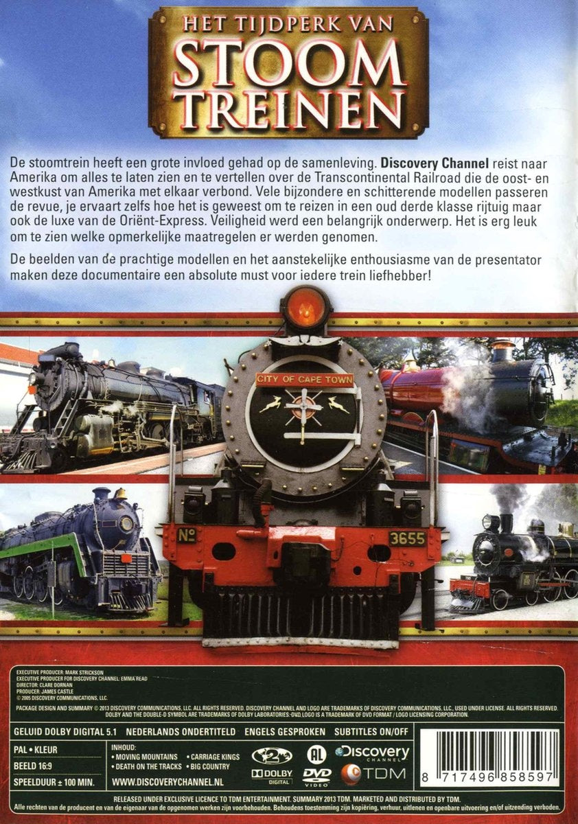 Tijdperk van stoomtreinen – DVD