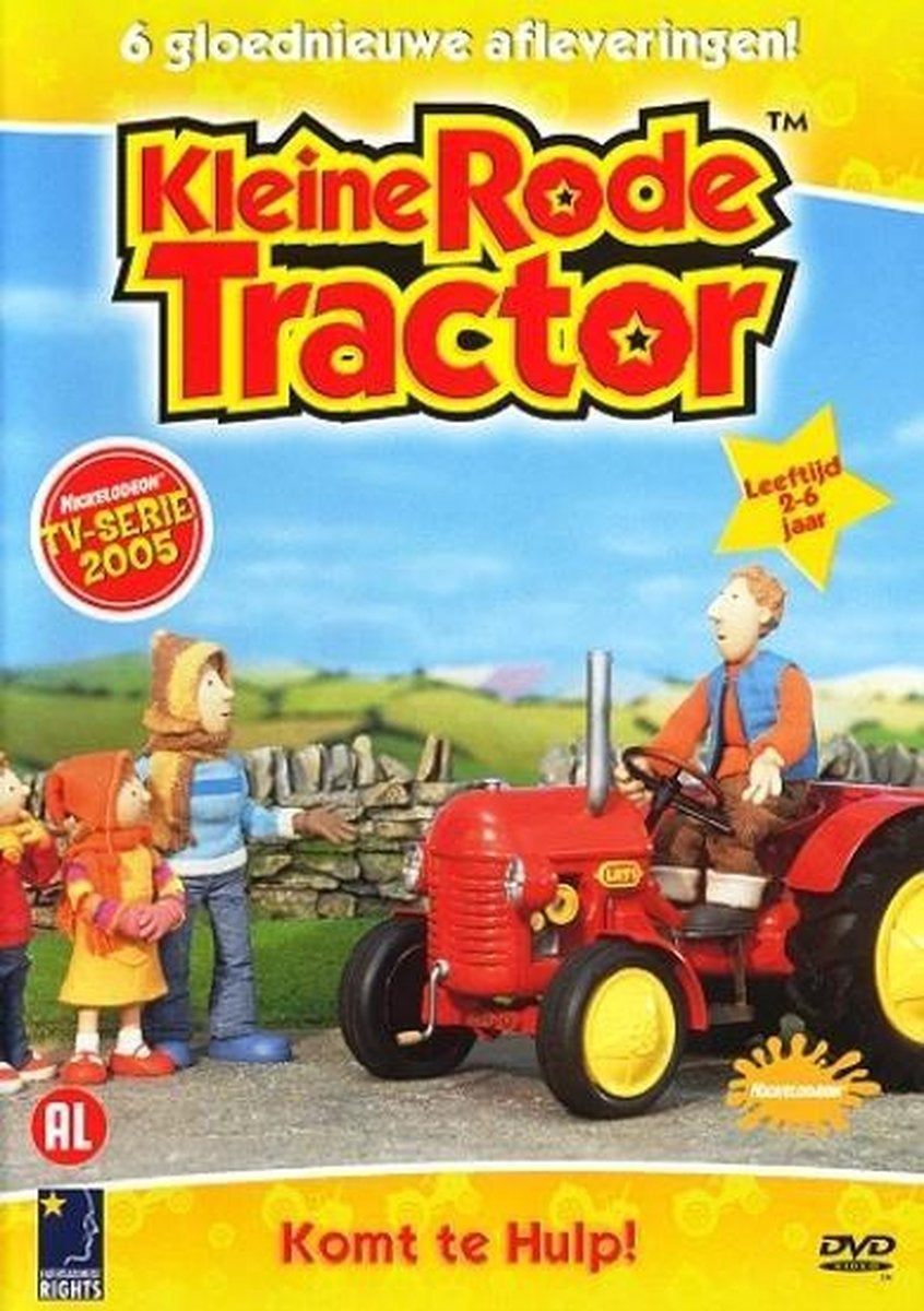 Kleine rode tractor – komt te hulp – DVD