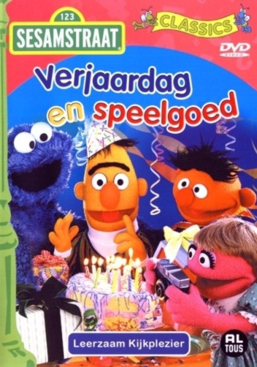 Sesamstraat – verjaardag & speelgoed – DVD