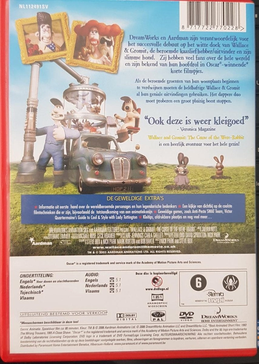 Speelfilm – wallace & gromit curse of – DVD