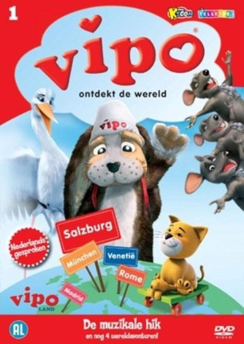 Vipo ontdekt de wereld – de muzikale hik – DVD