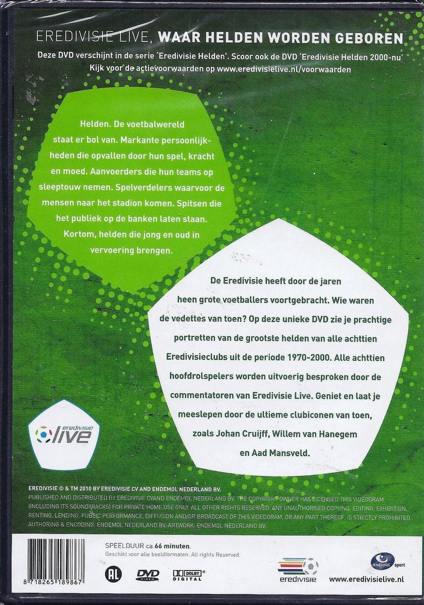 Eredivisie helden 1970-2000 – DVD