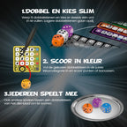 999 games – clever – dobbelspel – creëer kettingreacties door de juiste keuzes te maken – gezelschapsspel – familiespel – strategiespel – klein cadeautje