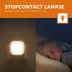 Zazu mint groen automatisch led nachtlampje