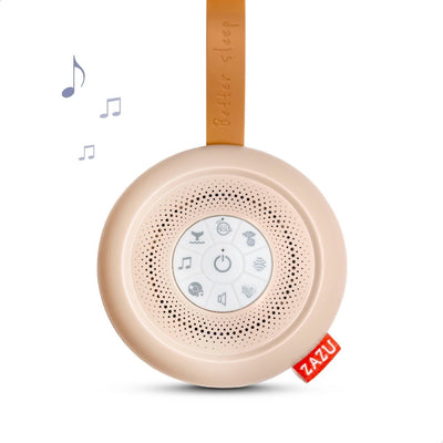 Zazu suzy deluxe portable baby soother muziekdoosje beige