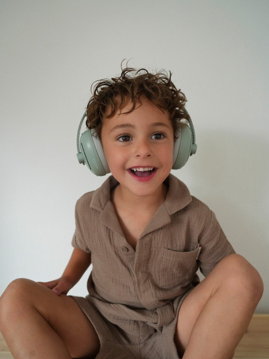 Zazu baby & junior earmuffs green gehoorbeschermer