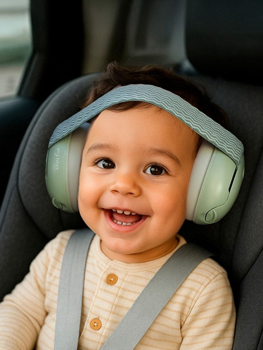 Zazu baby & junior earmuffs green gehoorbeschermer