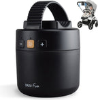 Zazu roxy baby rocker – automatische kinderwagen schommelaar met huilsensor – usb-c oplaadbaar – instelbare schommelstand – zwart