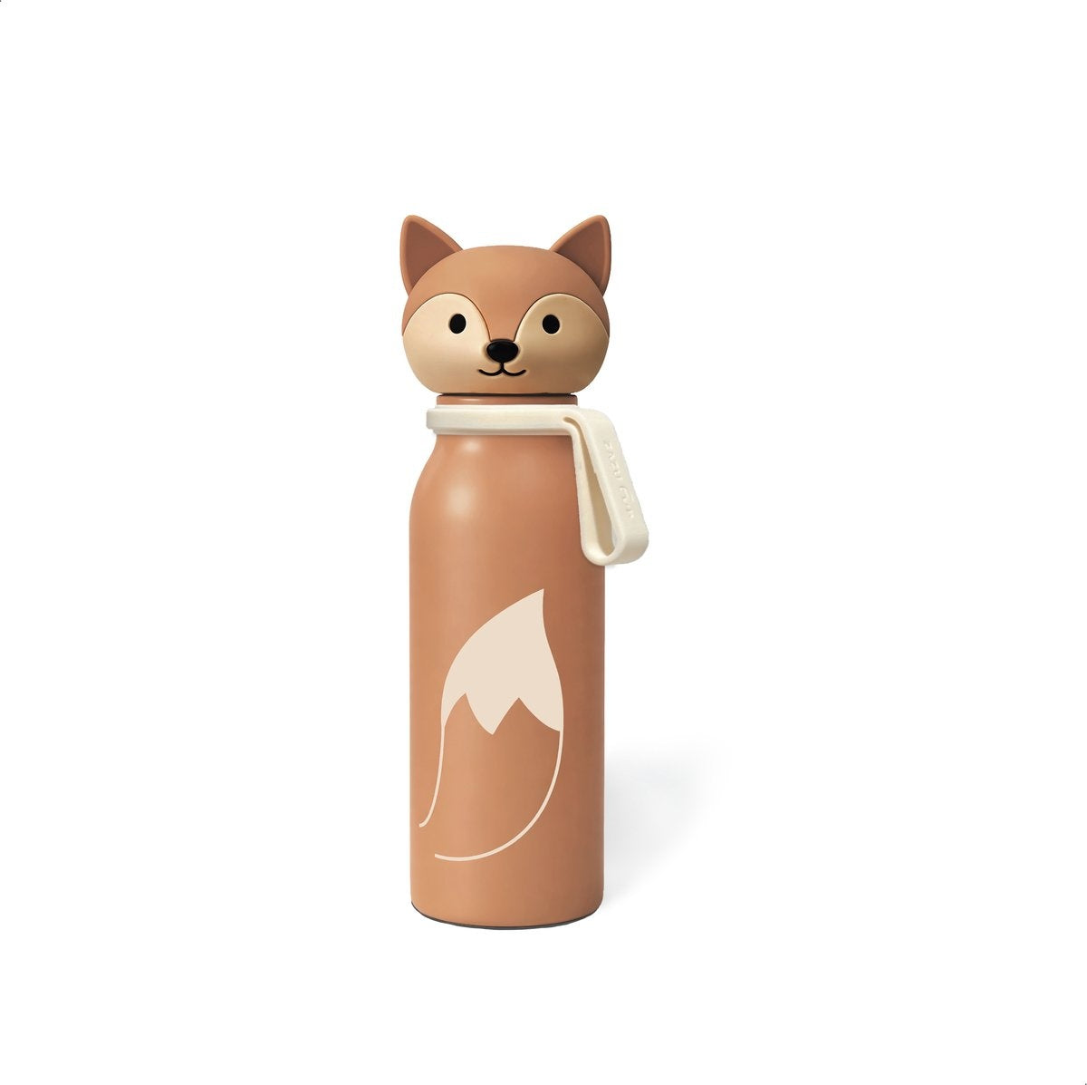 Zazu kinder thermosfles 400 ml – rvs drinkfles voor kinderen – dubbelwandige vacuümisolatie – bpa-vrij – lekbestendig – vos