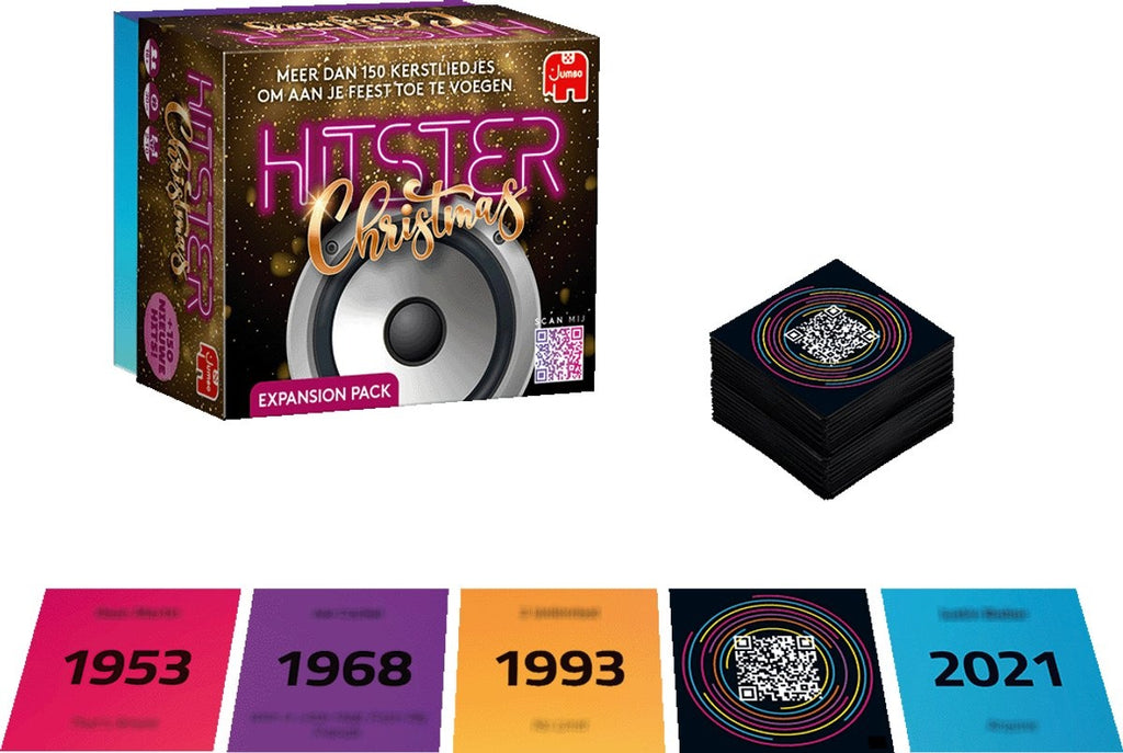 Jumbo – hitster – christmas – uitbreidingsset voor kerst – partyspel – actiespel – muziekspel voor volwassenen – 16+ jaar