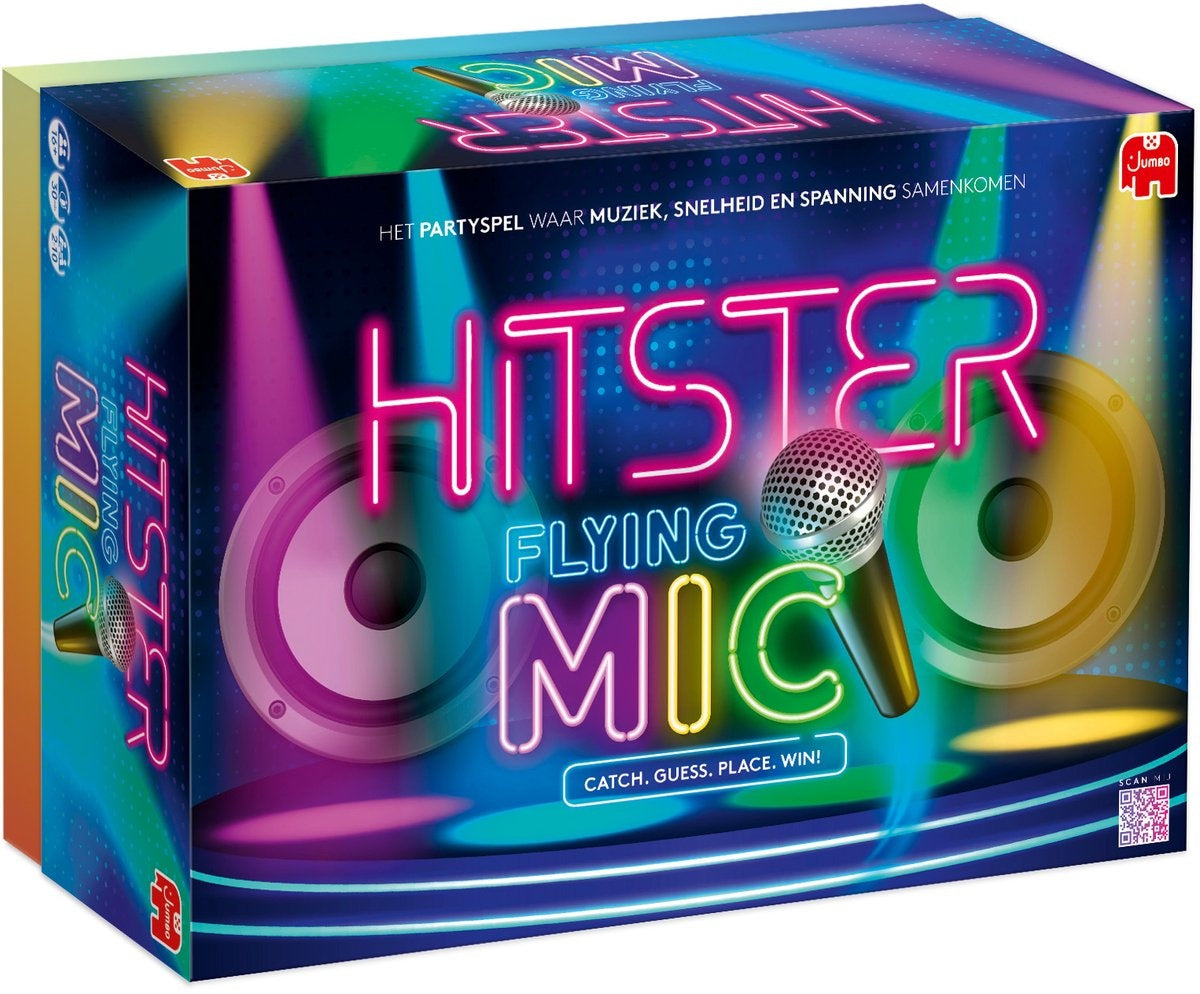 Hitster – flying mic – nederlandstalig partyspel – actiespel – muziekspel