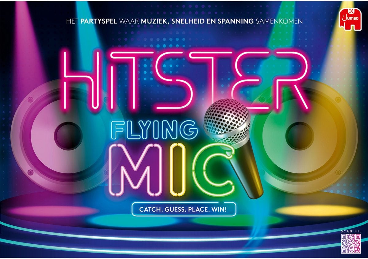 Hitster – flying mic – nederlandstalig partyspel – actiespel – muziekspel